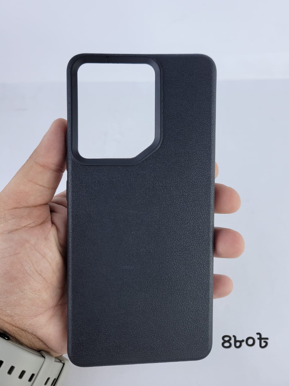 Realme Neo 7 Soft Silicon Case With Leather Texture